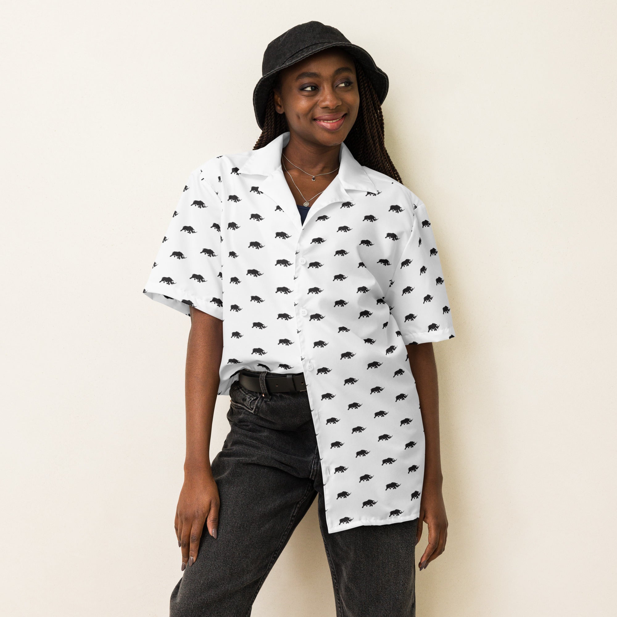 Rhino - Unisex button shirt